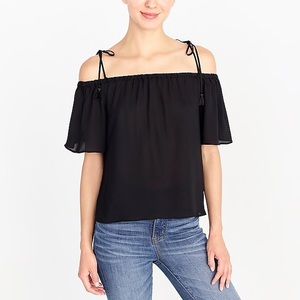 COPY - J. Crew Cold-shoulder tie tank top